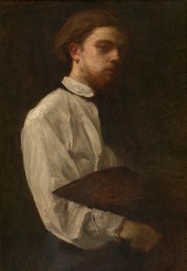 Autoportret (olej na płótnie) autorstwa Ignace Henri Jean Fantin Latour