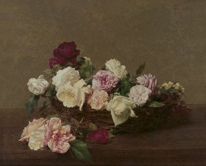 Kosz róż, 1890
