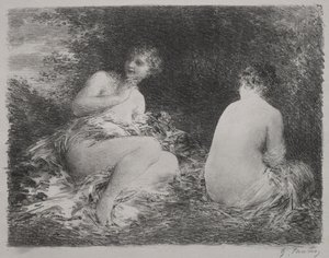 Kąpiących się, 1899. autorstwa Ignace Henri Jean Fantin-Latour