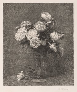 Bukiet róż, 1879. autorstwa Ignace Henri Jean Fantin Latour
