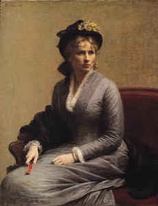 Charlotte Dubourg (1850-1921) 1882 autorstwa Ignace Henri Jean Fantin Latour