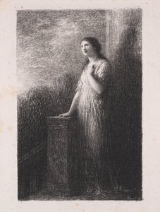 Pewność Nocy. autorstwa Ignace Henri Jean Fantin-Latour
