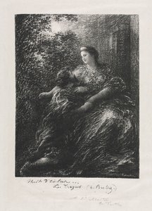 Duet trojanów, 1894. autorstwa Ignace Henri Jean Fantin Latour