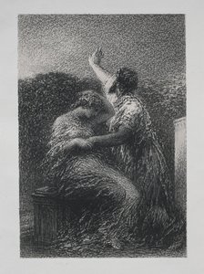 Mag Baltajar i Fatime, 1891. autorstwa Ignace Henri Jean Fantin-Latour