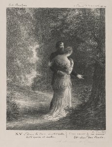 Wiersze miłosne Brahmsa. autorstwa Ignace Henri Jean Fantin-Latour