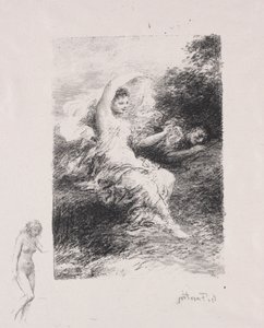 Lyde. autorstwa Ignace Henri Jean Fantin Latour