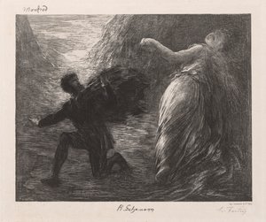 Manfred i Astarté, 1879. autorstwa Ignace Henri Jean Fantin Latour