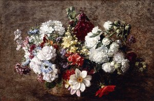 Bukiet Mieszany autorstwa Ignace Henri Jean Fantin Latour