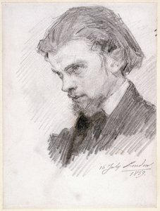 Autoportret, 1859 autorstwa Ignace Henri Jean Fantin Latour