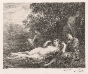 Kąpiący się, 1898. autorstwa Ignace Henri Jean Fantin Latour