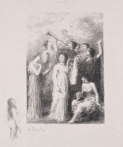 Ślepy. autorstwa Ignace Henri Jean Fantin-Latour