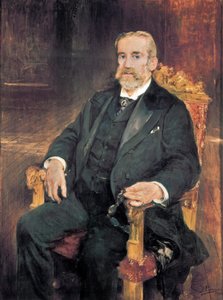 Portret Francisco Romero Robledo (1838-1906), hiszpańskiego polityka