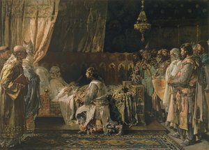 Ostatnie chwile króla Jakuba I (1207-76) konkwistadora