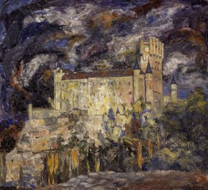ALCAZAR DE SEGOVIA - 1925 - OLEJ / PŁÓTNO - 115X124 CM autorstwa Ignacio Zuloaga y Zabaleta