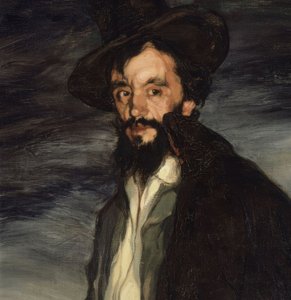 DETAL „PORTRET MALARZA PABLO URANGI” – 1905 – OLEO CANVAS, 146 × 115,5 CM autorstwa Ignacio Zuloaga y Zabaleta