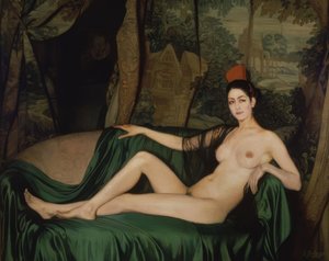 Mademoiselle Soutty – 1921 – olej na płótnie – 144 × 177 cm autorstwa Ignacio Zuloaga y Zabaleta
