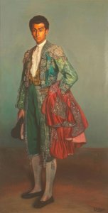 Portret torreadora Rafaela Albaicina autorstwa Ignacio Zuloaga y Zabaleta