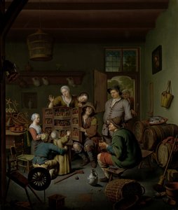Targ Rybny w Antwerpii autorstwa Ignatius Josephus van Regemorter