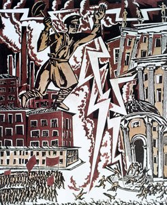 „Czerwona błyskawica”, 1919. autorstwa Ignaty Nivinsky