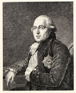 Portret Ewalda Friedricha Grafa von Hertzberg 1725-1795. autorstwa Ignaz Sebastian Klauber