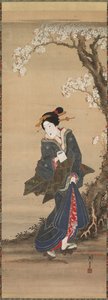 Kurtyzana autorstwa Ikeda Eisen