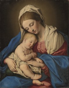 Madonna z Dzieciątkiem (olej na płótnie)