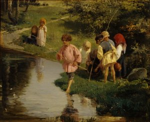 Wędkarstwo dzieci, 1882