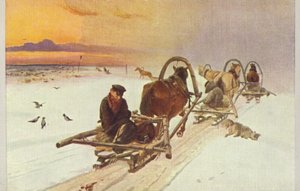 Grupa sań w Rosji, 1871