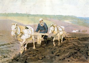 Orka hrabiego Tołstoja - według obrazu Repine
