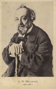 Aleksey Pisemsky, rosyjski powieściopisarz i dramaturg autorstwa Ilya Efimovich Repin