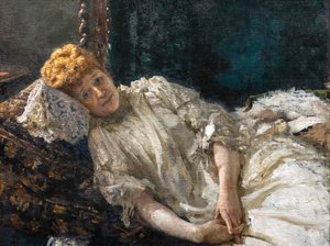LOUISE DE RIQUET, HRABINA MIŁOSIERDZIA ARGENTEAU autorstwa Ilya Efimovich Repin