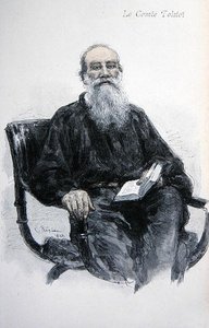 Lew Nikołajewicz Tołstoj (1828-1910) autorstwa Ilya Efimovich Repin