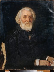 Portret pisarza Iwana Siergiejewicza Turgieniewa (Turgieniewa) autorstwa Ilya Efimovich Repin