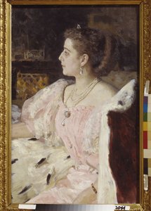 Portret księżniczki Nitalii Golovina autorstwa Ilya Efimovich Repin