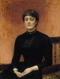Portret Elizavety Zvantseva 1864-1921 autorstwa Ilya Efimovich Repin