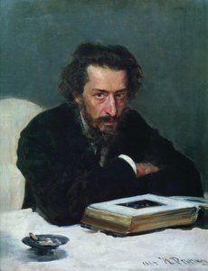 Portret kompozytora Pawła Iwanowicza Blaramberga, 1884 autorstwa Ilya Efimovich Repin