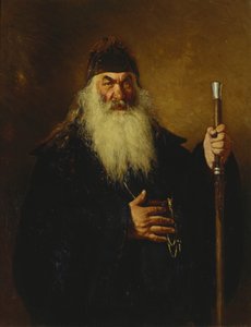 Protodiakon, 1877 autorstwa Ilya Efimovich Repin