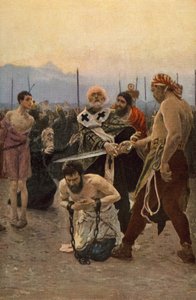 Św. Mikołaj z Myry ratuje trzech niewinnych przed śmiercią autorstwa Ilya Efimovich Repin