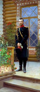 Car Rosji Mikołaj II, 1896. autorstwa Ilya Efimovich Repin