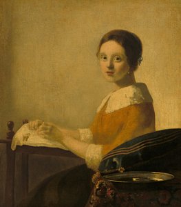 Koronkarnia autorstwa Imitator of Johannes Vermeer
