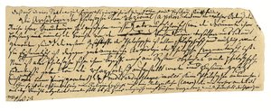 Rękopis autografu w języku niemieckim, notatki na temat filozofii i Uniwersytetu w Królewcu (pióro i atrament na papierze) autorstwa Immanuel Kant