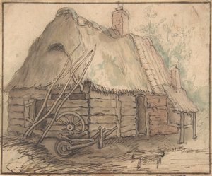 Budynek gospodarczy, koniec XVI-połowa XVII wieku. autorstwa In the manner of Abraham Bloemaert.