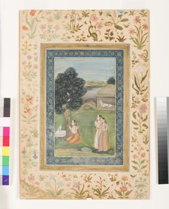 Bhairawi Ragini z Bhairawy, ok.1780 autorstwa Indian School