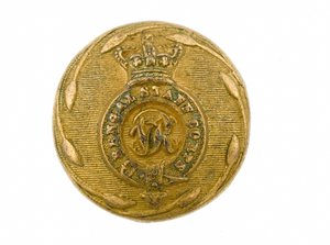 Button, bengalski korpus sztabowy, 1876-1891 autorstwa Indian School