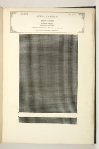 Cotton Check, Masulipatam, Madras, Piece Goods, z The Collection of the Textile Manufacturers of India, autorstwa Johna Forbesa Watsona, opublikowanej w 1866 r. autorstwa Indian School