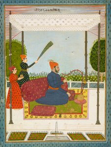 Diwan Nawal Singh, premier Datia, ok. 1750 autorstwa Indian School