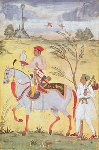 Cesarz Jahangir (1569-1627) autorstwa Indian School