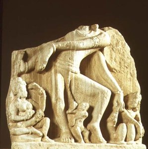 Figura Natesy, Chittorgarh, Radżastan, dynastia Pratihara (piaskowiec) autorstwa Indian School