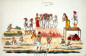 Pogrzeb (wc na papierze) autorstwa Indian School