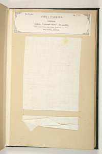 Gurrah Cloth, Patna, Bengal, z The Collection of the Textile Manufacturers of India, autorstwa Johna Forbesa Watsona, opublikowanej w 1866 r. autorstwa Indian School